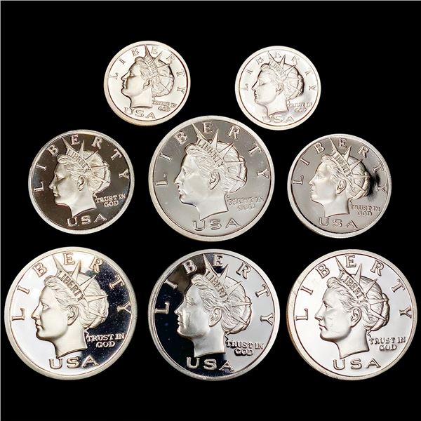 [8] US Silver Coin Set [[4] 2005, [4] 2006] GEM PR