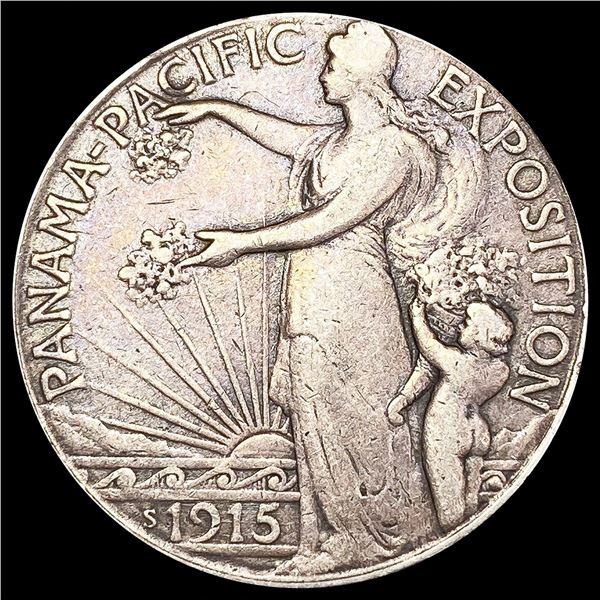 1915-S Panama-Pacific Half Dollar NICELY CIRCULATE