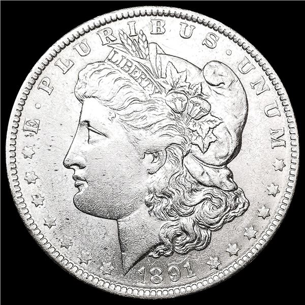 1891-O Morgan Silver Dollar CLOSELY UNCIRCULATED