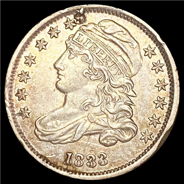 1833 Capped Bust Dime CLOSELY UNCIRCULATED