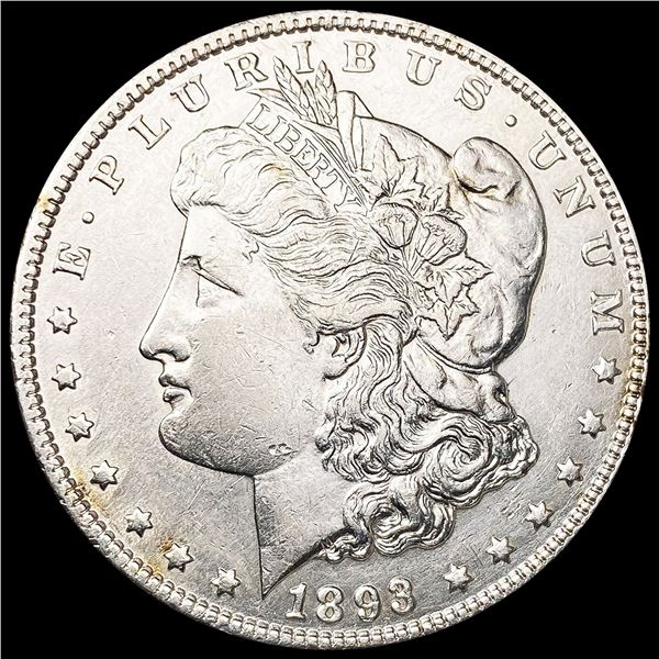 1893 Morgan Silver Dollar CLOSELY UNCIRCULATED