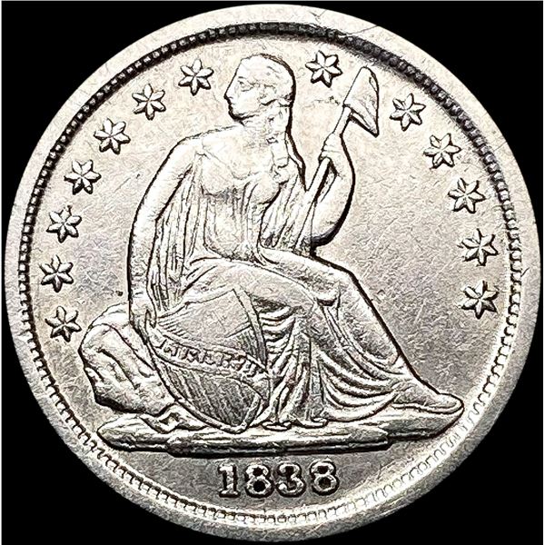 1838 Seated Liberty Dime CLOSELY UNCIRCULATED