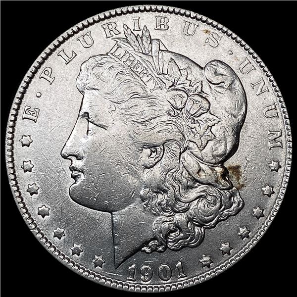 1901 Morgan Silver Dollar NEARLY UNCIRCULATED