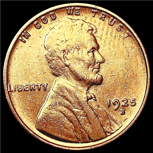 1925-S RED Wheat Cent UNCIRCULATED