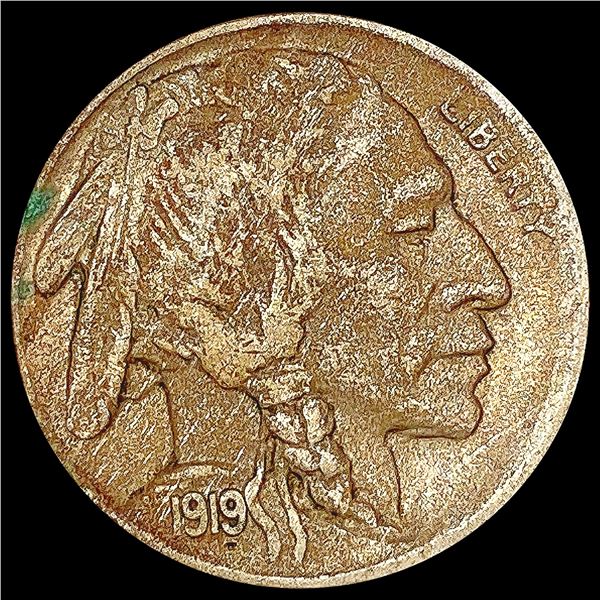 1919-S Buffalo Nickel LIGHTLY CIRCULATED
