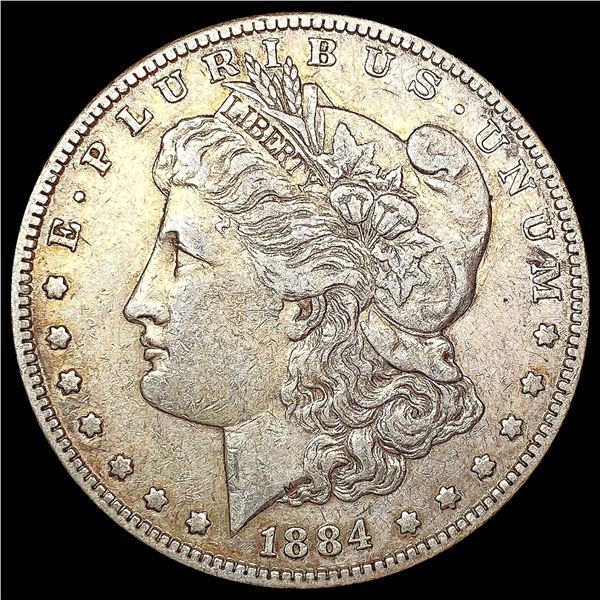 1884-S Morgan Silver Dollar NEARLY UNCIRCULATED