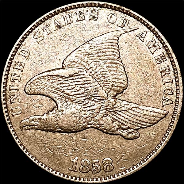 1858 Flying Eagle Cent CLOSELY UNCIRCULATED