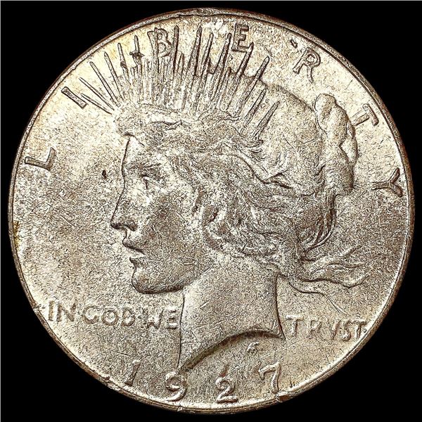 1927-S Silver Peace Dollar NEARLY UNCIRCULATED