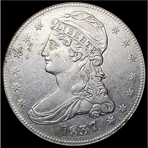 1837 Capped Bust Half Dollar CLOSELY UNCIRCULATED