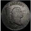 Image 1 : 1797 1/1 Flowing Hair Half Cent NICELY CIRCULATED