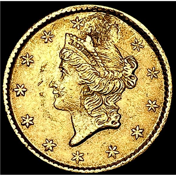 1853 Rare Gold Dollar HIGH GRADE