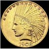 Image 1 : 1908-D $10 Gold Eagle CLOSELY UNCIRCULATED