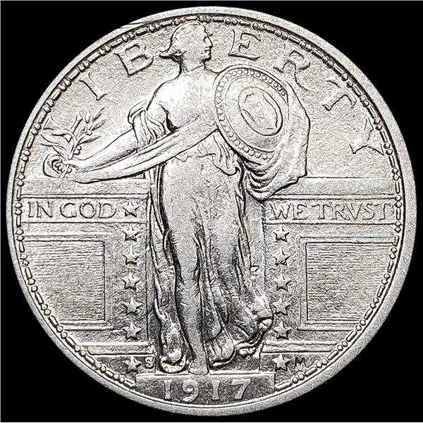 1917-S Standing Liberty Quarter LIGHTLY CIRCULATED