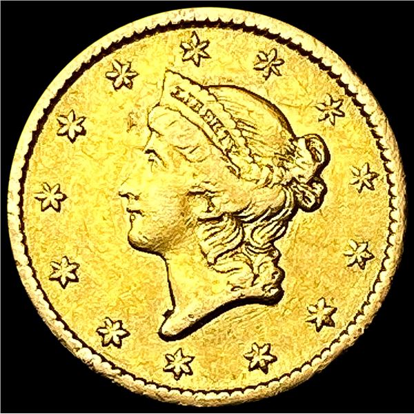 1852 Rare Gold Dollar CLOSELY UNCIRCULATED