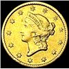 Image 1 : 1852 Rare Gold Dollar CLOSELY UNCIRCULATED