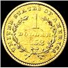 Image 2 : 1852 Rare Gold Dollar CLOSELY UNCIRCULATED