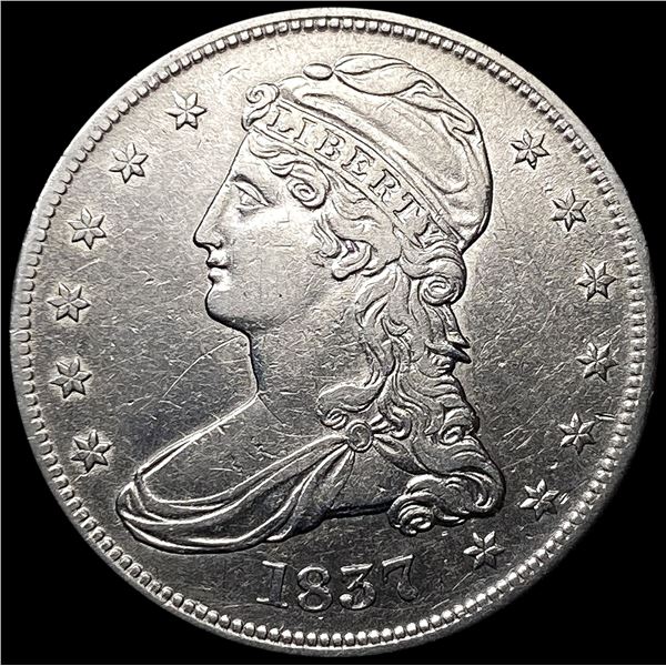 1837 Capped Bust Half Dollar CLOSELY UNCIRCULATED