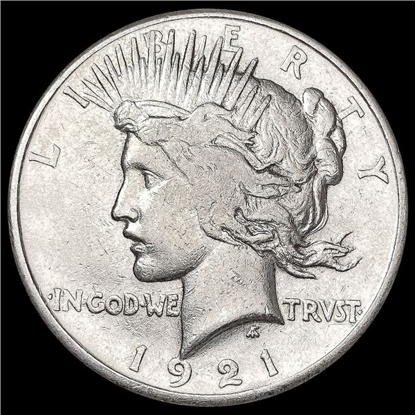 1921 Silver Peace Dollar NEARLY UNCIRCULATED