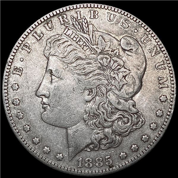 1885-S Morgan Silver Dollar NEARLY UNCIRCULATED