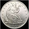Image 1 : 1853 Arws & Rays Seated Liberty Half Dollar CLOSEL