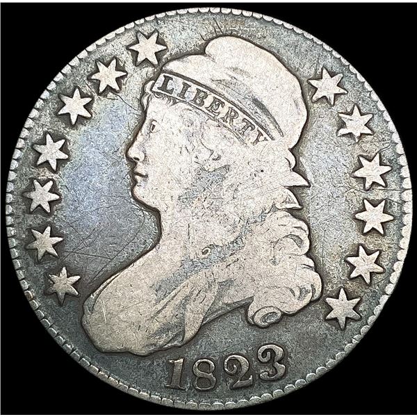 1823 Capped Bust Half Dollar NICELY CIRCULATED