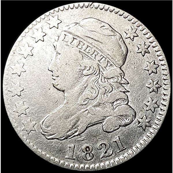 1821 Capped Bust Dime LIGHTLY CIRCULATED