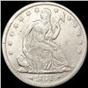 Image 1 : 1874 Arws Seated Liberty Half Dollar ABOUT UNCIRCU