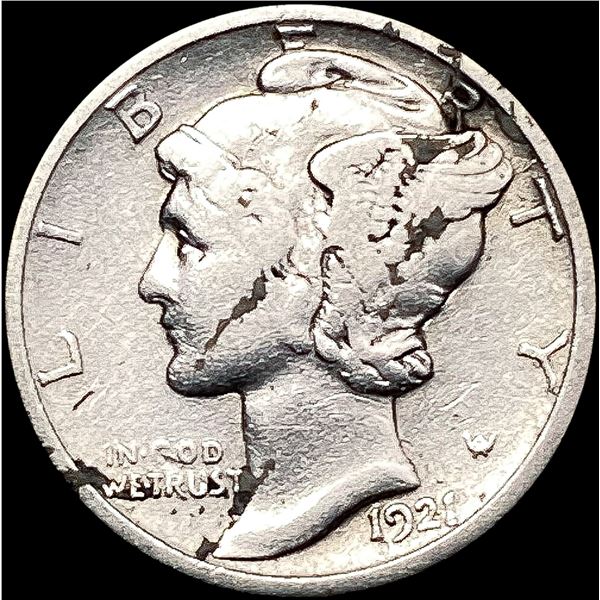 1921-D Mercury Dime LIGHTLY CIRCULATED