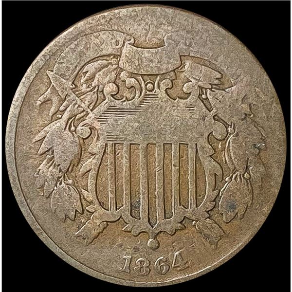 1864 Two Cent Piece NICELY CIRCULATED