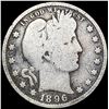 Image 1 : 1896-S Barber Quarter NICELY CIRCULATED