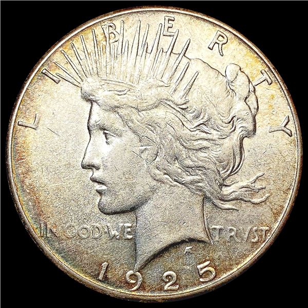 1925-S Silver Peace Dollar NEARLY UNCIRCULATED