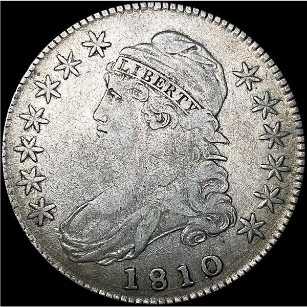 1810 Capped Bust Half Dollar LIGHTLY CIRCULATED