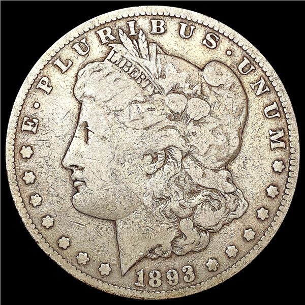 1893-CC Morgan Silver Dollar NICELY CIRCULATED