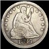 Image 1 : 1847-O Seated Liberty Quarter NICELY CIRCULATED