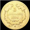 Image 2 : 1856-S $3 Gold Piece NICELY CIRCULATED