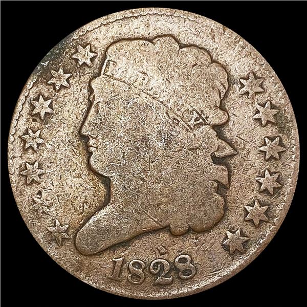 1828 Classic Head Half Cent NICELY CIRCULATED
