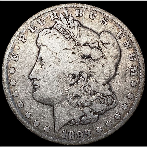 1893-CC Morgan Silver Dollar NICELY CIRCULATED
