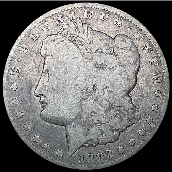 1893-CC Morgan Silver Dollar NICELY CIRCULATED
