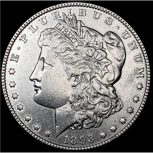 1893 Morgan Silver Dollar CLOSELY UNCIRCULATED