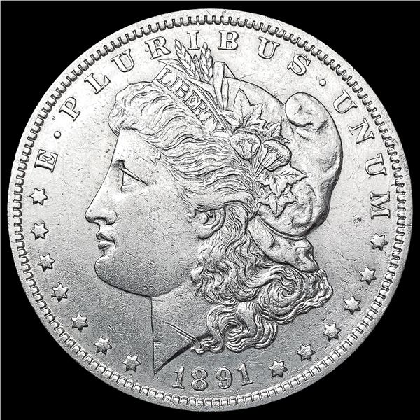 1891-O Morgan Silver Dollar CLOSELY UNCIRCULATED