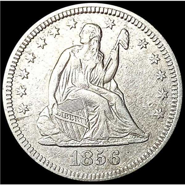 1856 Seated Liberty Quarter CLOSELY UNCIRCULATED