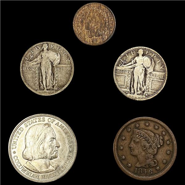 [5] Varied Coinage (1846, 1890, 1893, 1917, 1919)