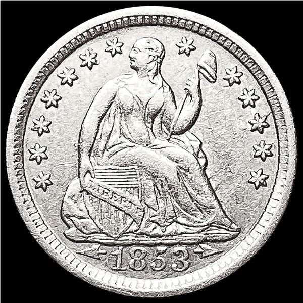 1853-O Seated Liberty Half Dime UNCIRCULATED