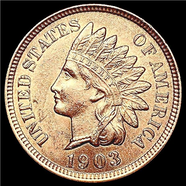 1903 RED Indian Head Cent GEM BU