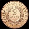 Image 2 : 1864 RED Two Cent Piece CHOICE BU