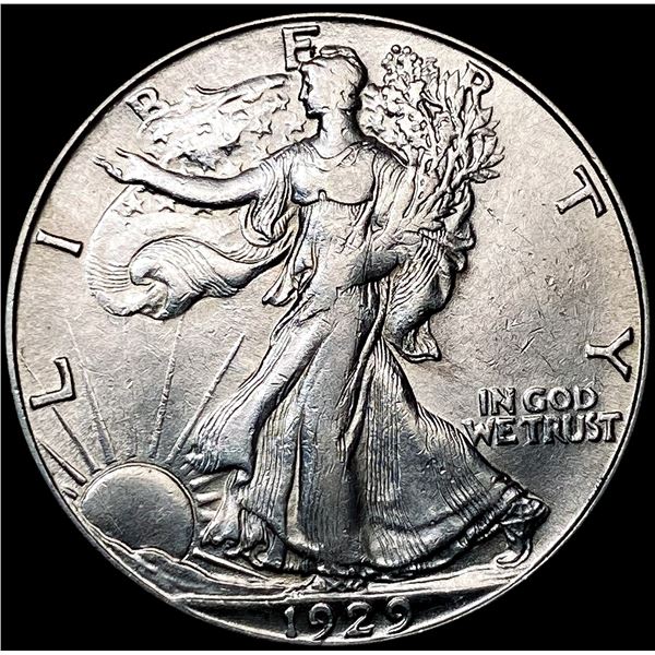 1929-D Walking Liberty Half Dollar CLOSELY UNCIRCU