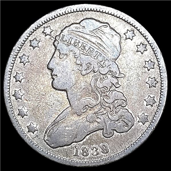 1838 Capped Bust Quarter LIGHTLY CIRCULATED