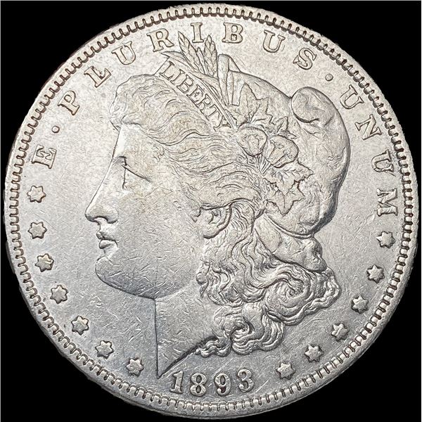 1893 Morgan Silver Dollar CLOSELY UNCIRCULATED
