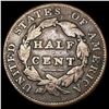 Image 2 : 1835 Classic Head Half Cent NICELY CIRCULATED