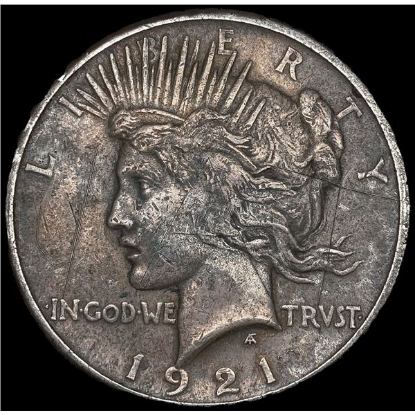 1921 Silver Peace Dollar LIGHTLY CIRCULATED